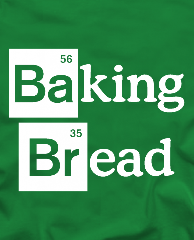 Marškinėliai Baking bread
